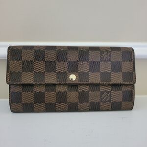 Louis Vuitton Damier Ebene Sarah Wallet..Authentic,  Spain 2006..